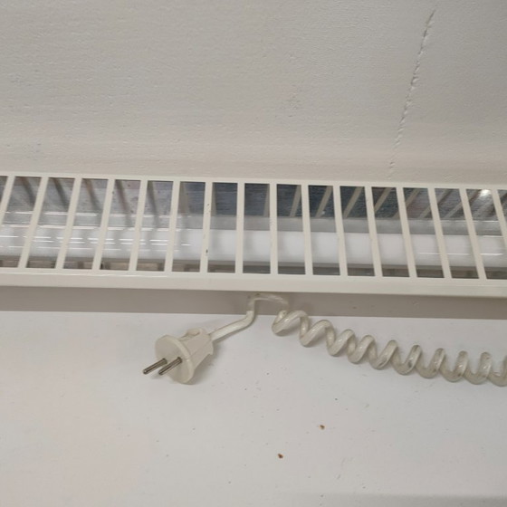 Image 1 of Vintage 1970s fluorescent 'Pop art style' tube ceiling light