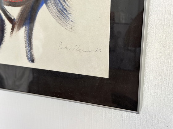 Image 1 of Watercolor "Madrilena" By P.K. 1988