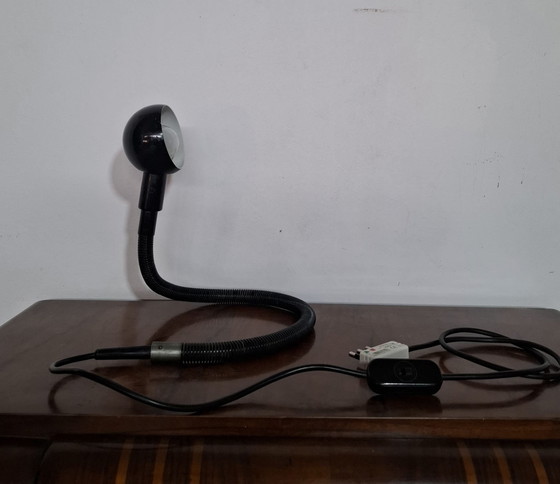 Table Lamp Valenti Hebi Grossa Isao Hosoe.1969, Lampade da tavolo, Metallo, Plastica, Nero (foto 12 di 12)