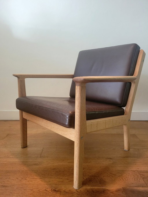 Vintage GE 256 Sessel von Hans J. Wegner für Getama