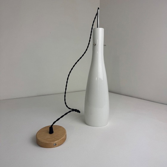 Image 1 of Vintage hanglamp van opaalglas uit de jaren 70