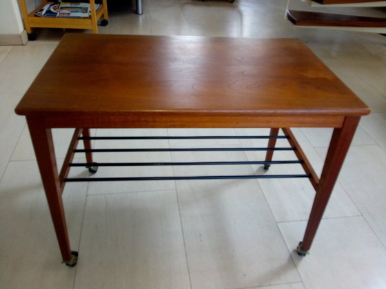 Image 1 of Chariot en teck des années 1960 et 1970