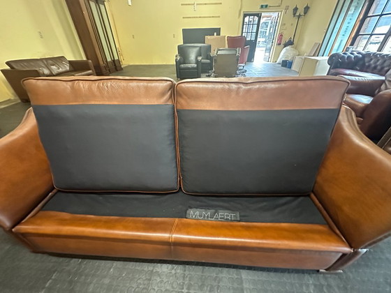 Sofa „Castle“ von Muylaart. 2,5-Sitzer – 2 Sitzer Sofas, Leather (photo 12 of 12)