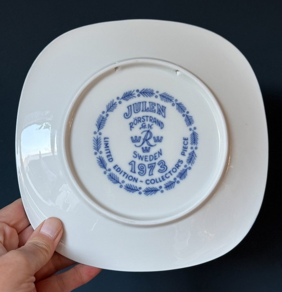 Image 1 of Rörstrand Julen set of 8 Gunnar Nylund plates