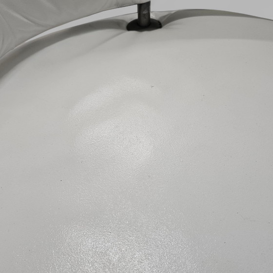 Image 1 of Yin&Yang - Chaises longues italiennes sculpturales en cuir et chrome