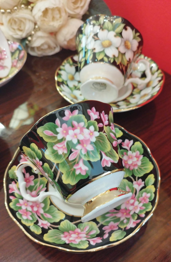 Image 1 of Royal Albert England tea set Provincial Flowers series 