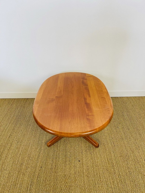 Image 1 of Deense ovale teakhouten salontafel van Glostrup Møbelfabrik, jaren 60