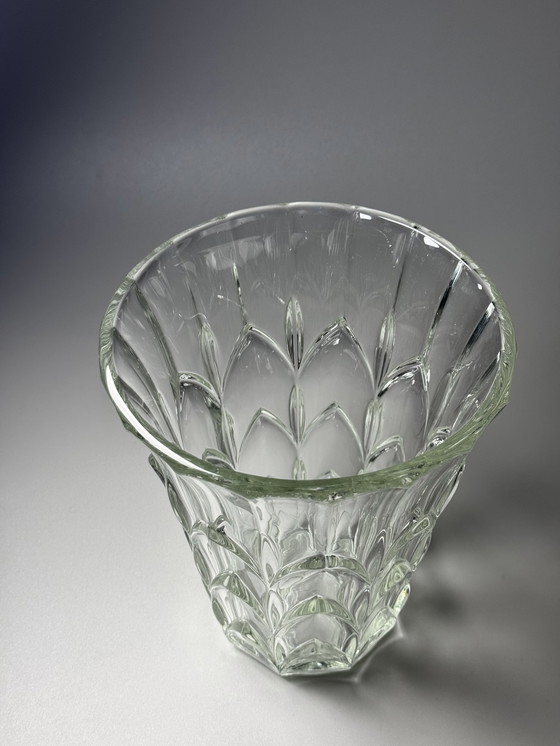 Image 1 of Val Saint Lambert – “Ronald” Vase | Art Deco  | 1935 