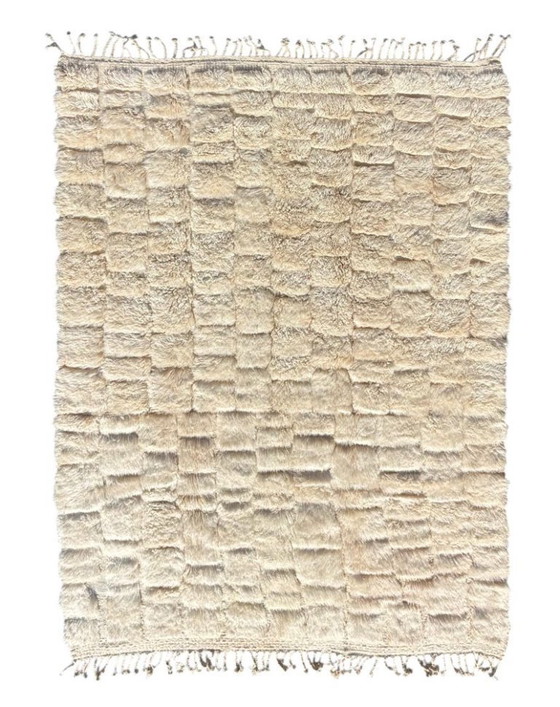 Image 1 of Modern Beni Ourain Rug, 3x2m, Berber Carpet, Genuine Wool Rug, Handmade Rug, Beni Ourain, Area Rug, Moroccan M