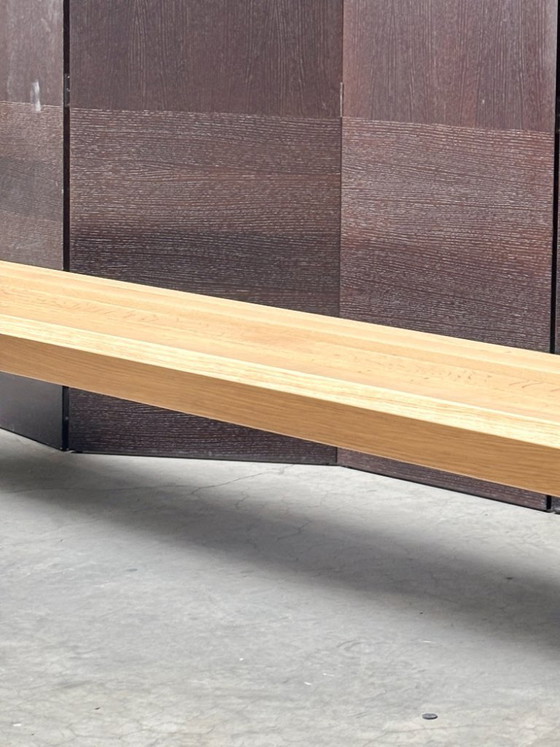 Image 1 of Cruso 300cm bank van massief eikenhout in natuurlijke kleur