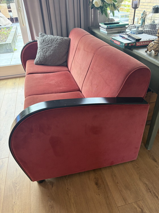 Art Deco Rooker Sofa Dutch Seating Company – Textile, Wood (photo 5 of 8)