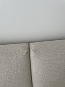 Pode 3-Sitzer Klappsofa, Stoff Ploeg, Monza, Cremeweiß