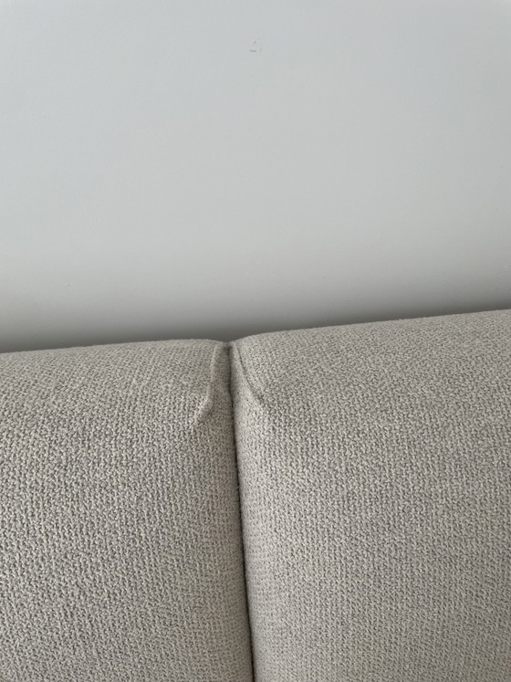 Pode 3 zits Fold bank Ploeg stof Monza gebroken wit – 3-5 zitsbanken, Textile, Metal (photo 2 of 5)