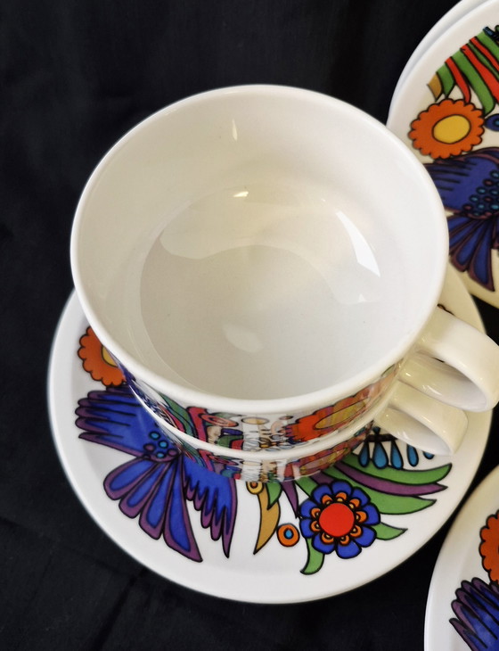 Image 1 of Acapulco Villeroy & Boch 6 x Tazza da caffè + piattino Logo blu