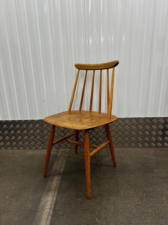 Image 1 of 3x Tapiovaara Fanett Bar chairs