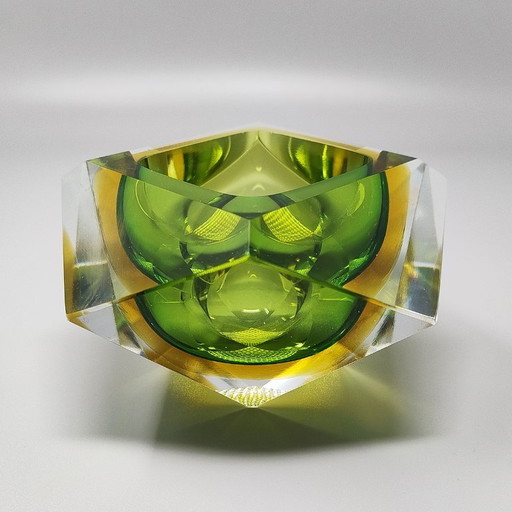 1960s Astonishing Green Ashtray or Vide Poche By Flavio Poli for Seguso