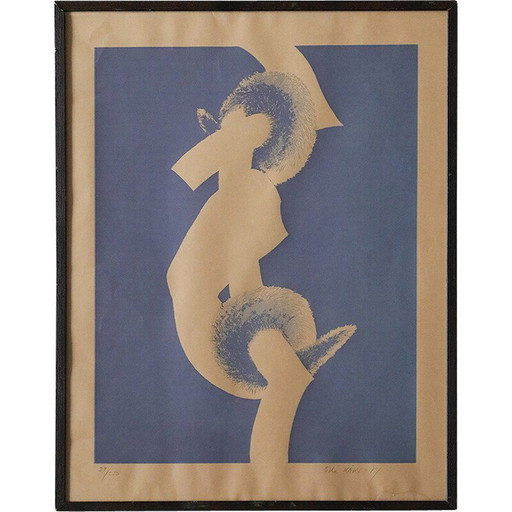 Dipinto d'epoca di Olle Kåks, 1974