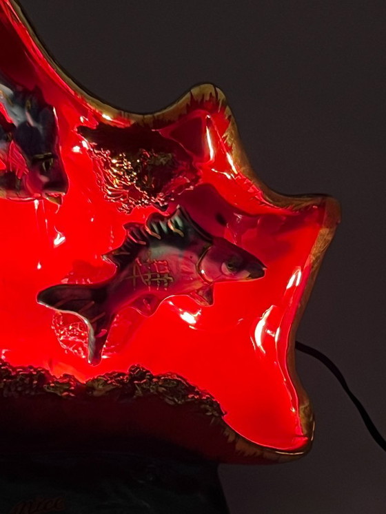 Image 1 of Vallauris signed seashell lamp – Luminous marine decor