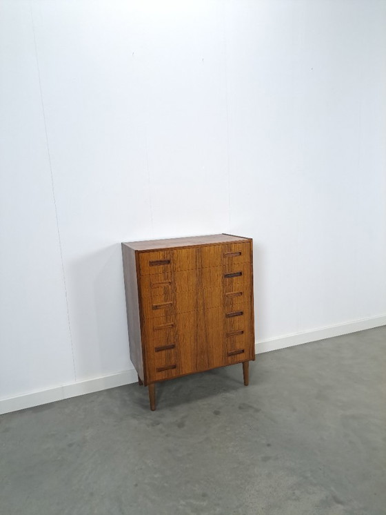 Image 1 of Mid-Century Danish Westergaards, Silkeborg rosewood chest of drawers 6 drawers