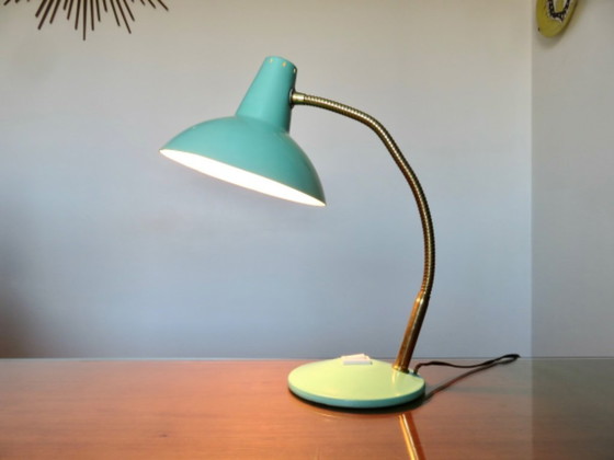 Image 1 of "Cocotte" lamp, lichtgroen, Frankrijk, jaren 1950-1960