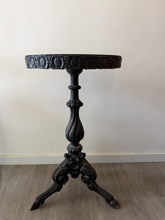 Zwart Vintage Bijzettafeltje – Wood (photo 5 of 9)