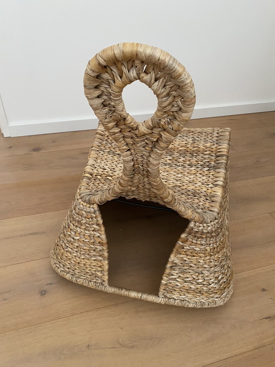 Image 1 of Poltrona a dondolo vintage Ikea PS Gullholmen in vimini – di Maria Vinka