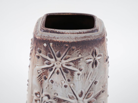 Image 1 of Beige ceramic vase, German design, 1960s, made in West Germany