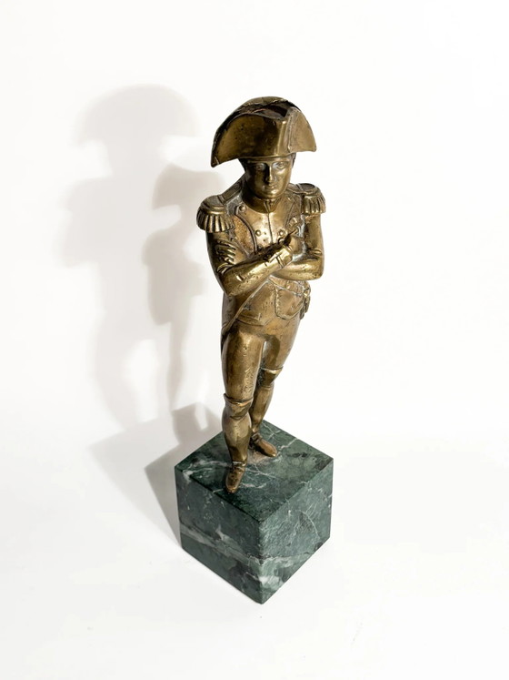 Napoleon Figurine in Gilded Bronze with Marble Base, 1960s – Sculpture (photo 4 of 10)