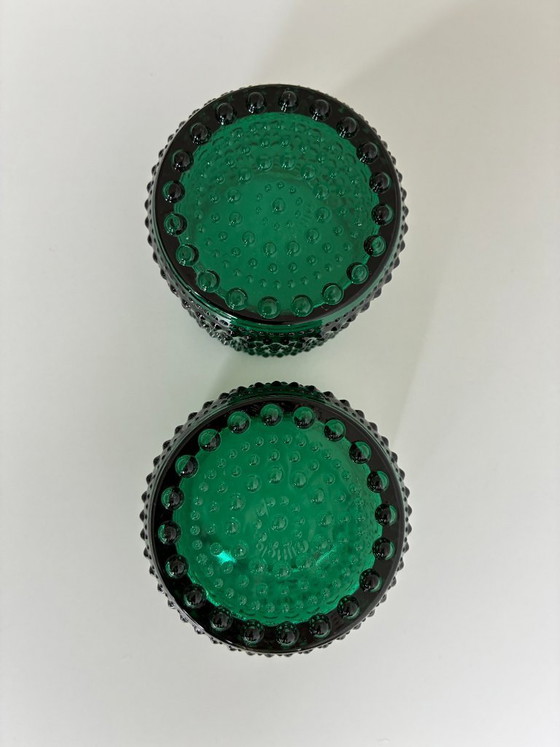 Image 1 of Iittala Kastehelmi Sfeerlicht Groen, Set van Twee Stuks