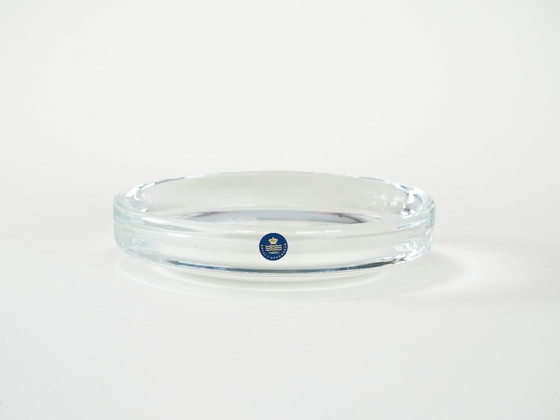 Image 1 of Kristallplatte, dänisches Design, 1970er Jahre, hergestellt von Royal Copenhagen