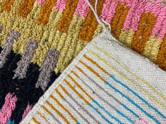 Image 1 of Mehrfarbige Berberteppiche aus Leinen, 300 cm x 100 cm