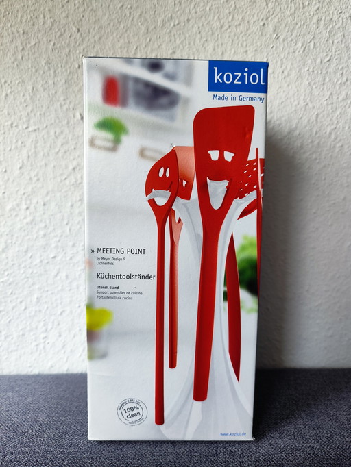 Support pour ustensiles de cuisine Koziol « Point de rencontre » – Meyer Design