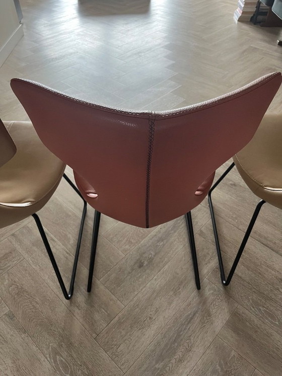 Image 1 of 3 Leolux Callas leather chairs