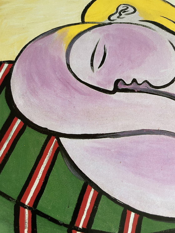 Image 1 of Pablo Picasso, (1881-1973), Mujer con cabello amarillo, 1931, Copyright 1992 ARS, NY/Spadem, Impreso en Francia