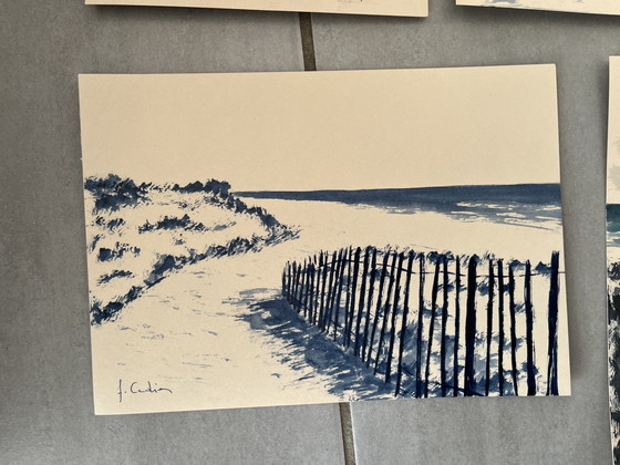 Image 1 of Serie di 9 schizzi su carta 21x15cm.