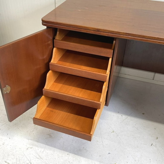 Image 1 of Vintage Formule Kemkes bureau `Moorsel` werkplek buro