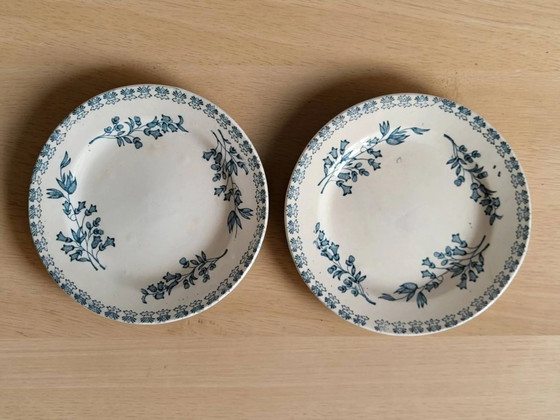 4 platos de loza, Grigny — modelo "Muguet" – Porcelain (photo 4 of 8)