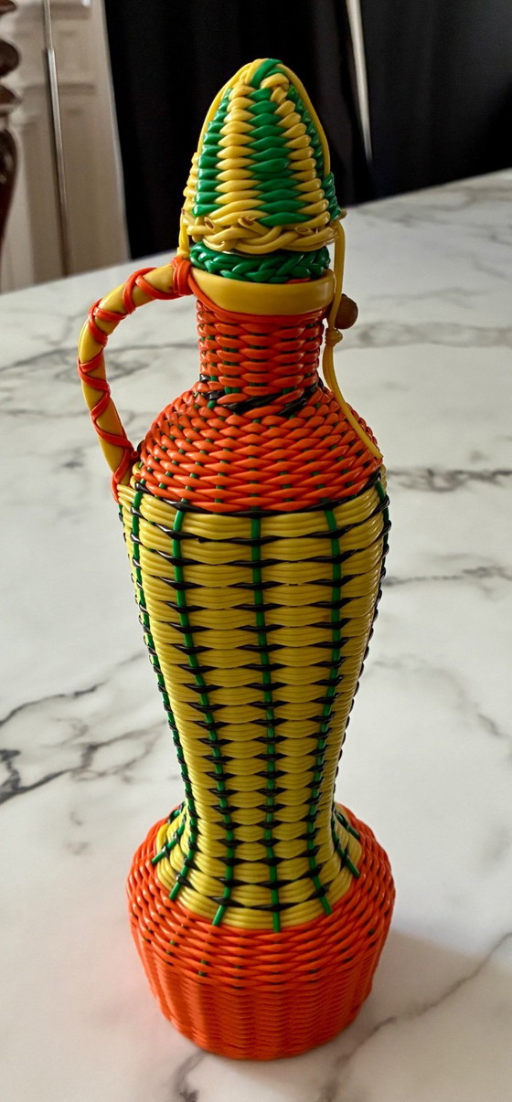 Bottiglia decorativa Scoubidou vintage – Oggetti decorativi, Vetro, Plastica (photo 5 of 7)
