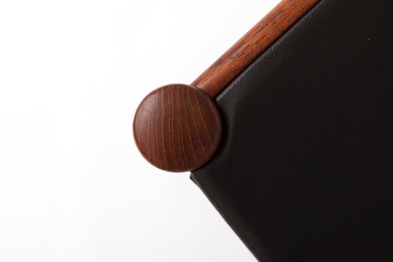 Image 1 of 6 van 8 vintage Deense eetkamerstoelen, Arne Hovmand-Olsen voor Mogens Kold, Teak