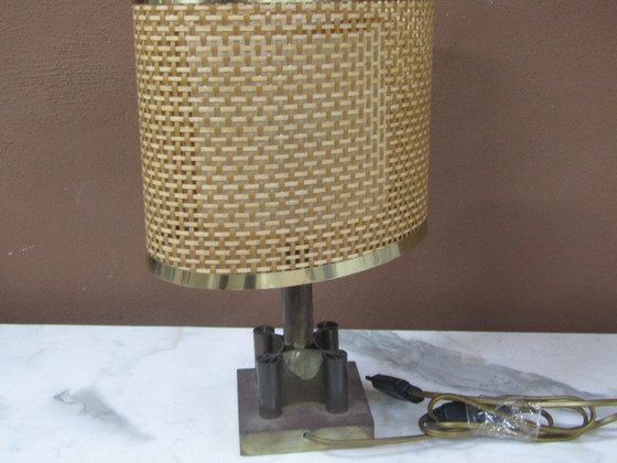 Image 1 of vintage brass lamp