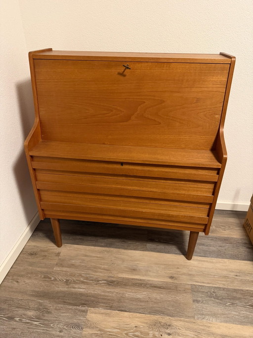 Sekretär Rooval, Design Dänemark, Mid Century, 60er Jahre 