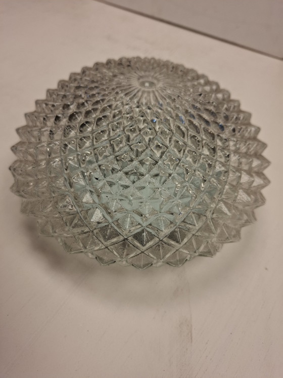 Plafonnier Ananas Vintage – Massive, Glass, Metal (photo 5 of 5)
