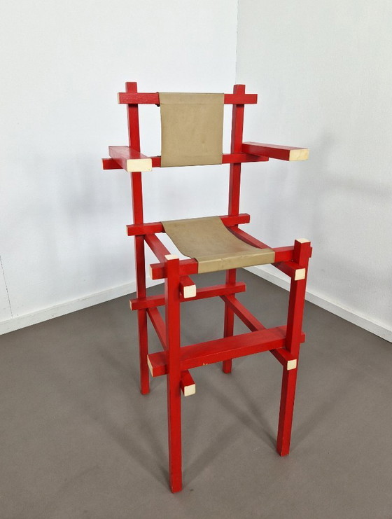 Gerrit Rietveld | Seggiolone | Replica vintage – Sedie da pranzo, Wood (photo 7 of 9)