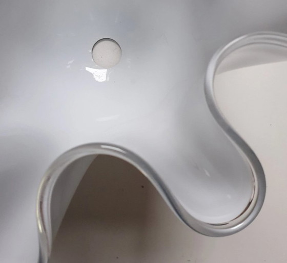 Image 1 of 2 large pendant lamps - Murano glass - model Fazeletto