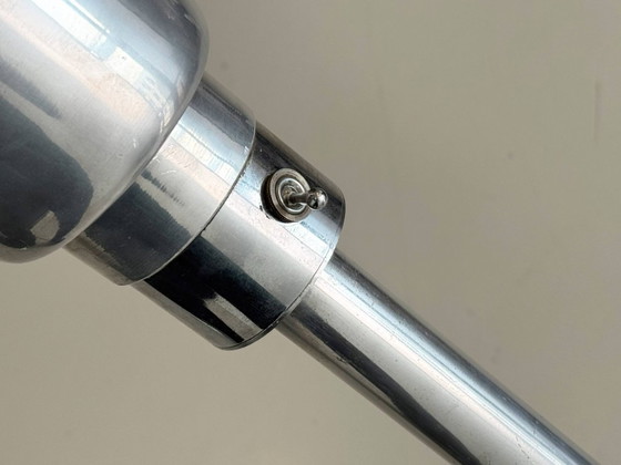 Image 1 of Lámpara de pie Art Déco, metal cromado, década de 1930.