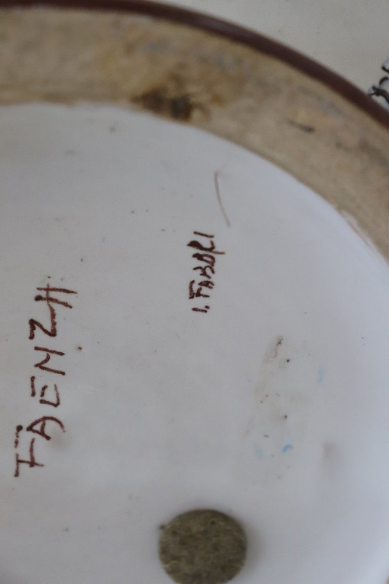 Image 1 of Italiaanse keramieken vaas van CACF FAENZA, 1950