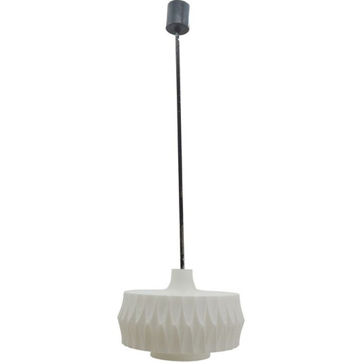 Vintage glass chandelier, Czechoslovakia 1960