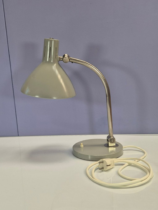 Vintage Mid-Century Bureaulamp Hala 31 – bureaulampen, Aluminium, Chrome (photo 2 of 9)