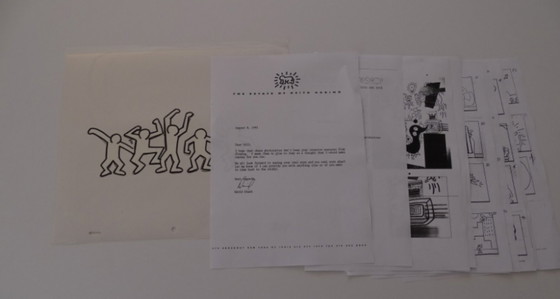 Image 1 of Keith Haring - Animation Cell - Dancing Men, Sesame Street