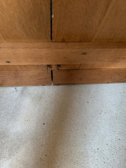 Solid oak coffee table